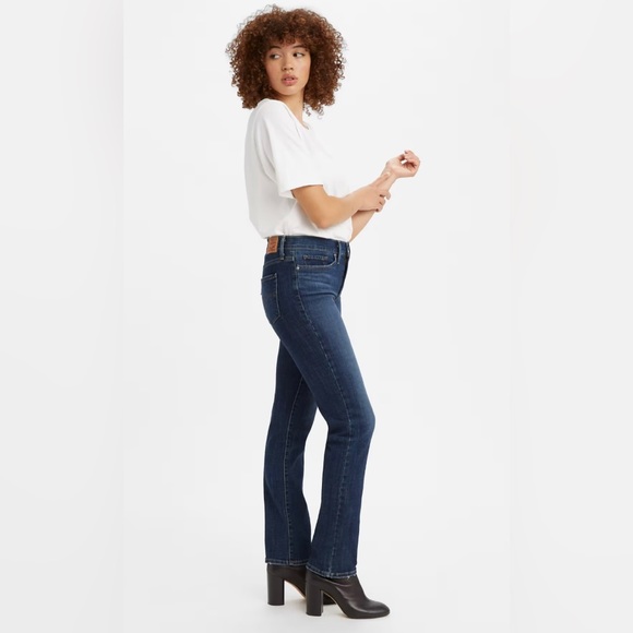 LEVI'S Classic Rise Skinny Women's Jean Dark Blue sz 27 - Picture 2 of 9